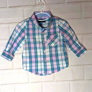 Andy & Evan plaid button up